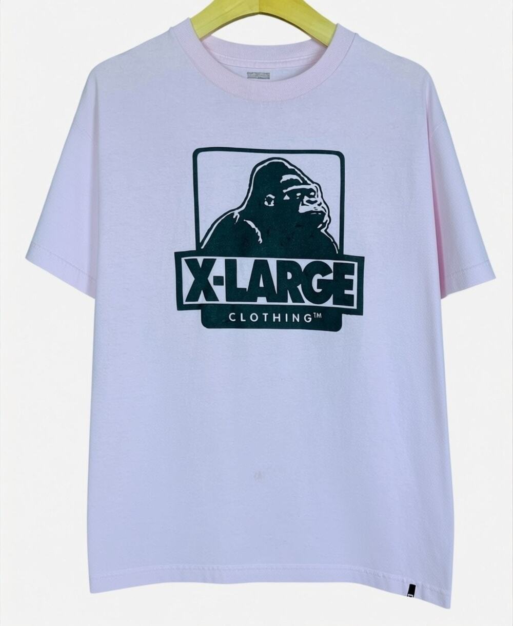 X-LARGE Clothing Co OG Gorilla Logo Light Pink Men's Medium Logo T-Shirt XLARGE
